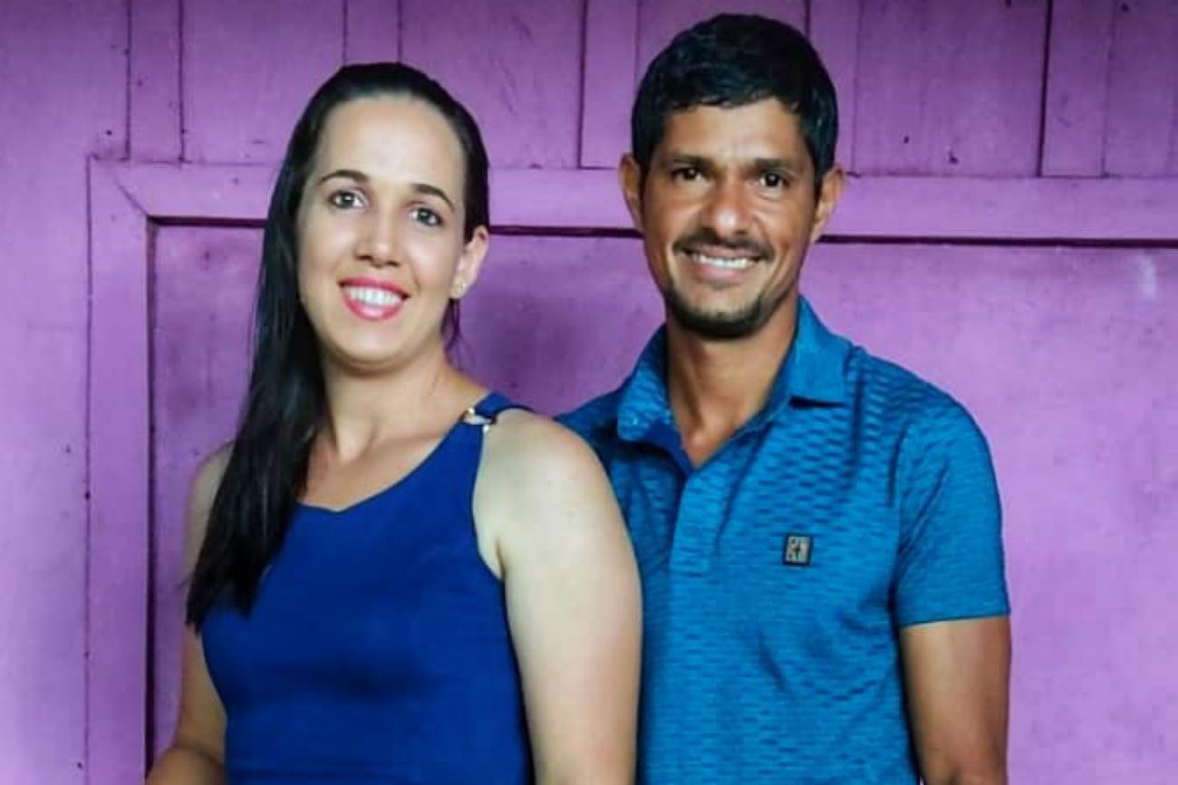 Miriam e Leomar, casal de produtores de cacau